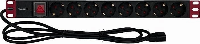 TECHLY Rack Power Strip 19inch 1U