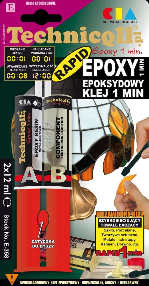 Technicqll Colorless epoxy glue 1 min