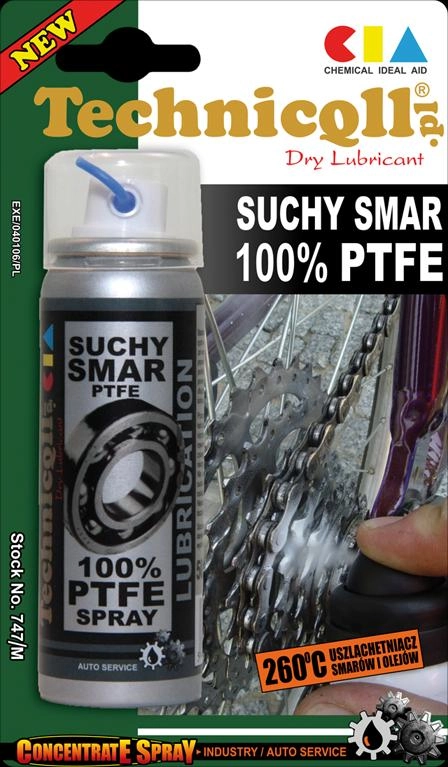Technicqll Dry lubricant 100% PTFE spray