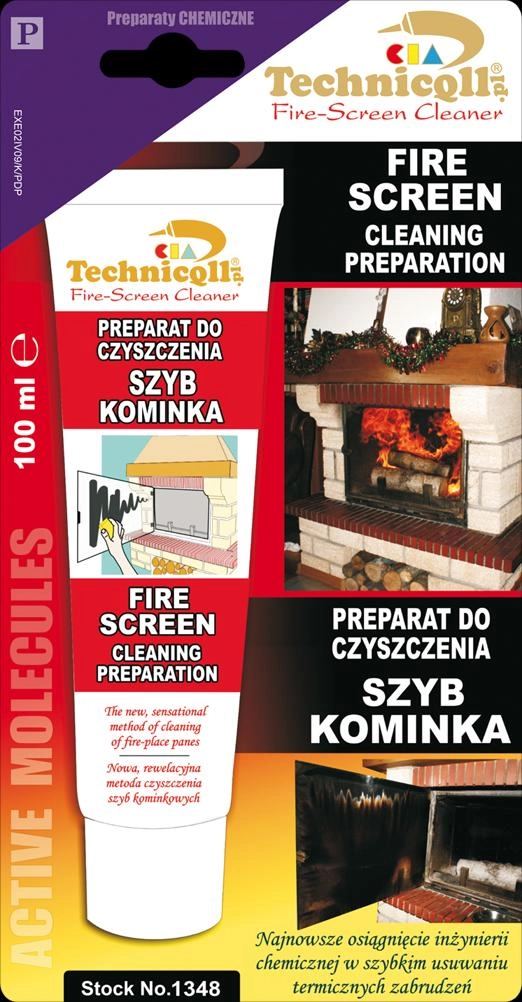 Technicqll Fireplace glass cleaner 100ml (P-348)