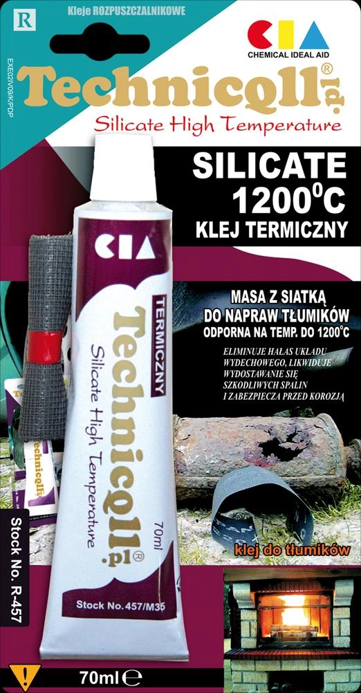 Technicqll Klej termiczny Silicate 1200°C 70ml
