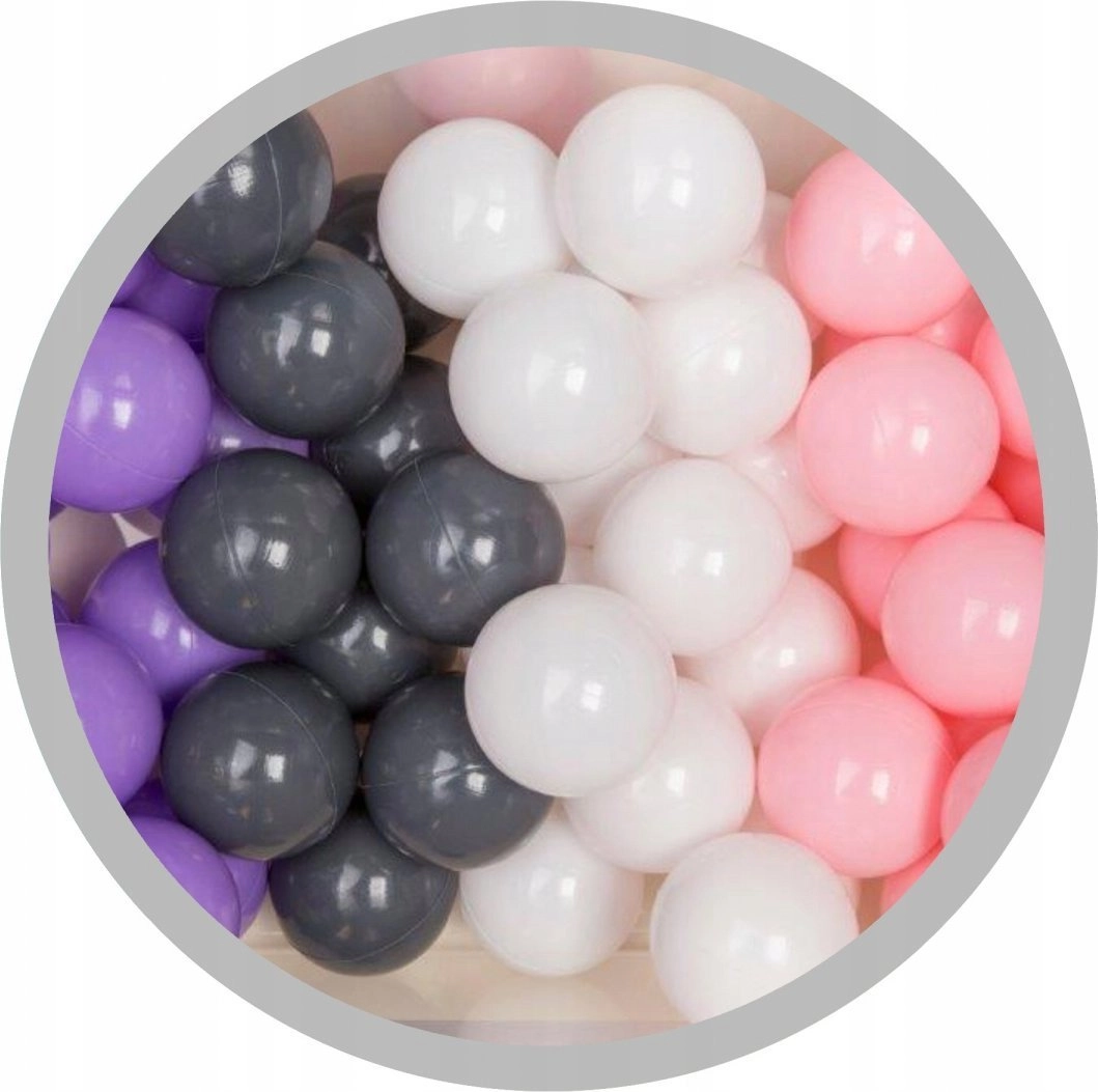 Pool balls in pastel shades. pink