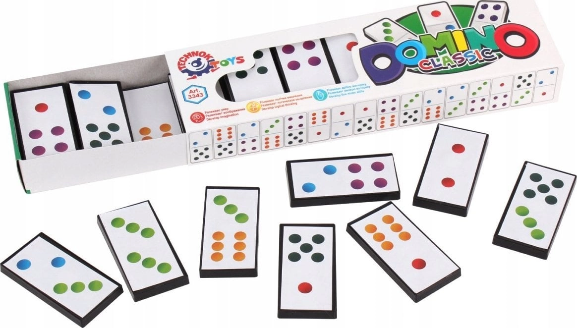 Technok Dominoes classic game TechnoK 3343