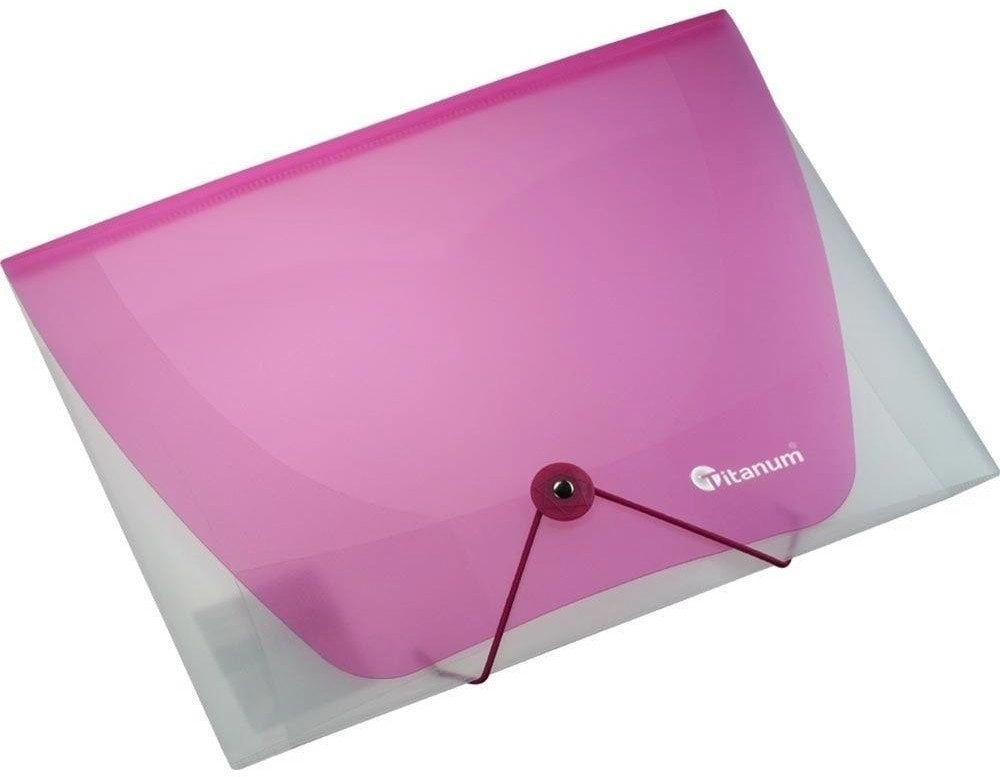 Folders with elastic band Titanum A4