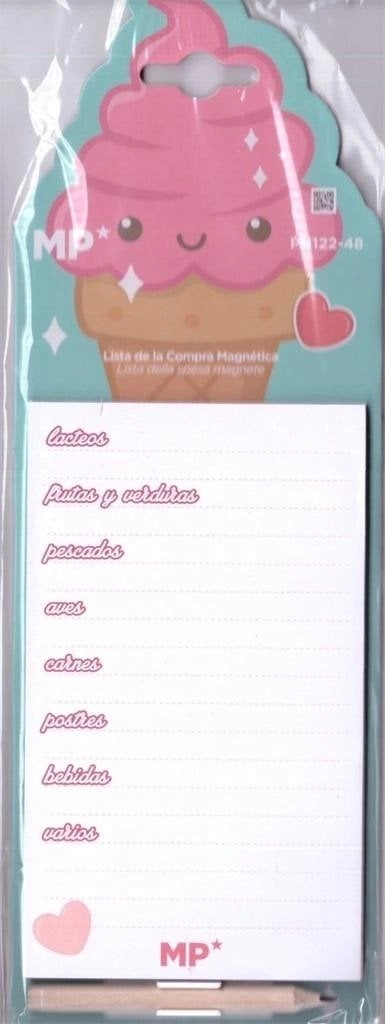 Magnetic notebook for the fridge with