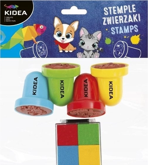 Large animal stamps + Kidea ink