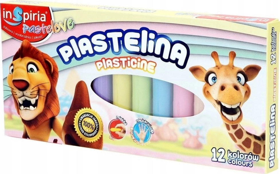 Teka Plastelina Pastelove 12 colors 528844