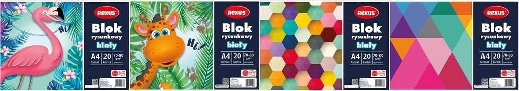 Teka Blok rysunkowy A4/20K biały 538614