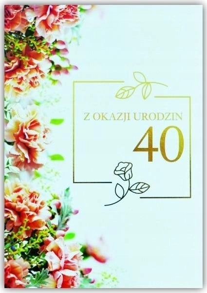 Teka Kartka okoliczno¶ciowa Urodziny 40 541129