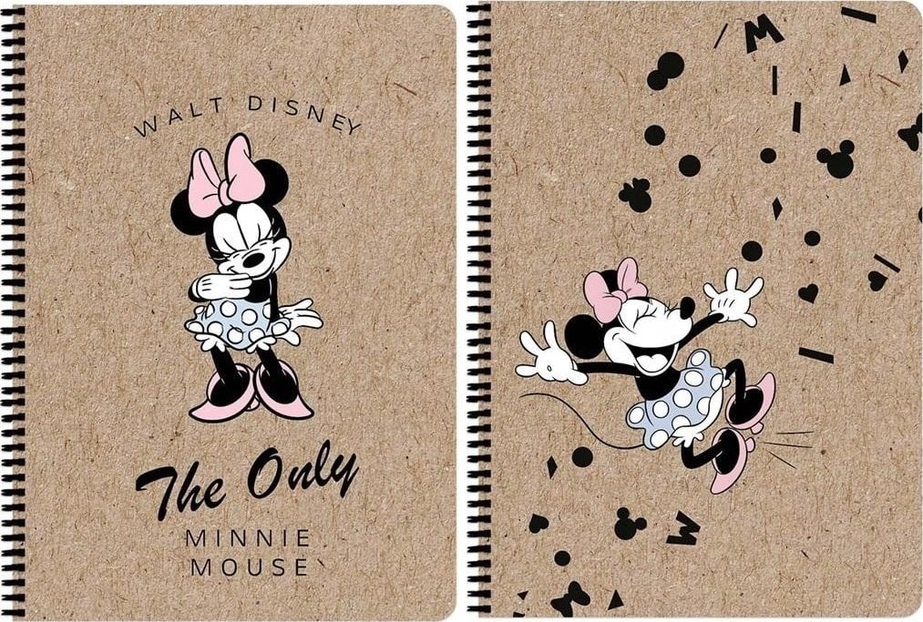 Kołozeszyt A4/80K kratka Minnie Mouse Kraft