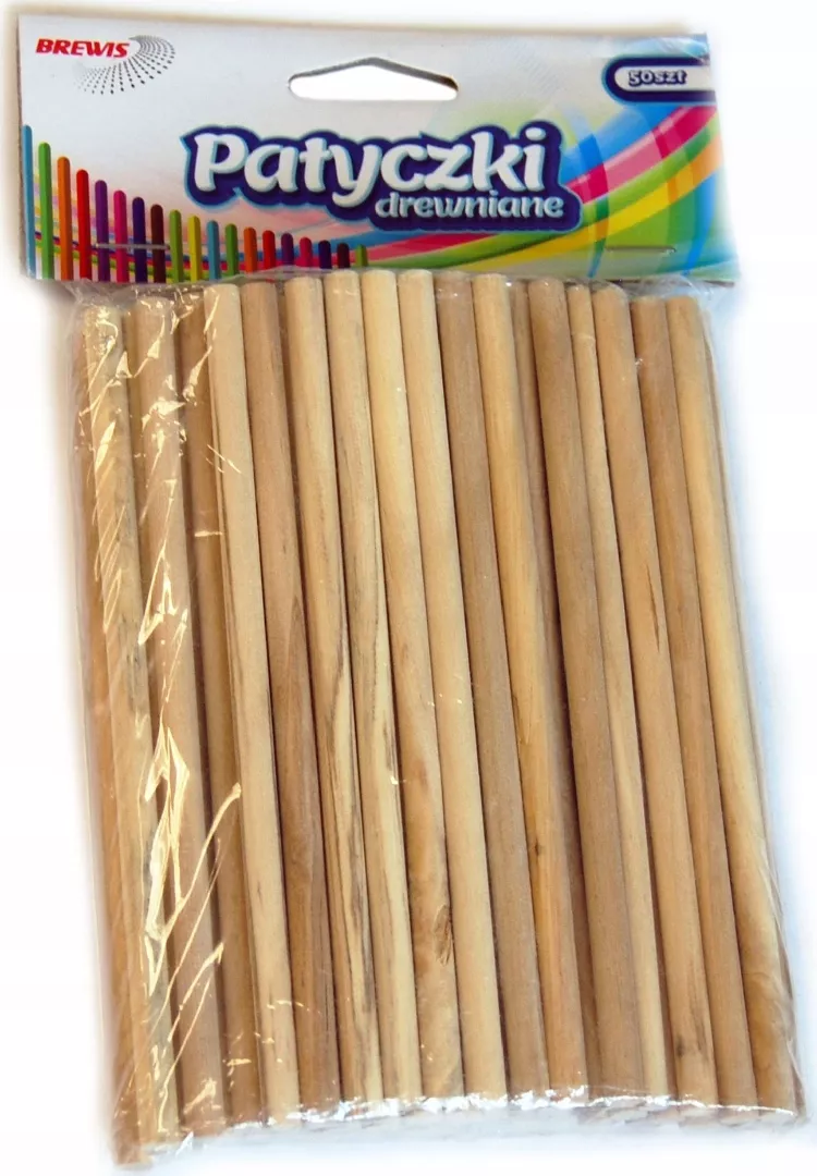Creative round sticks 6mmx13.5cm 50pcs