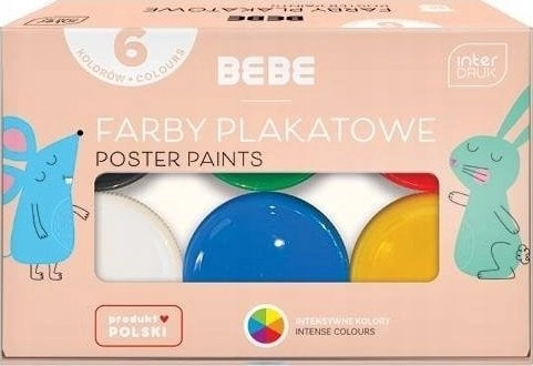 Poster paints 6 colors BB Kids