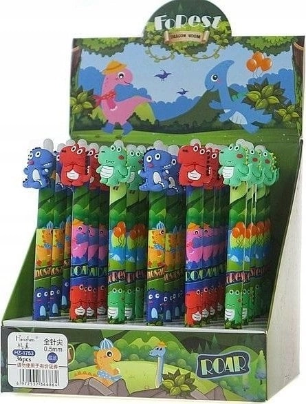 Teka Dinosaur gel pen (36 pcs)