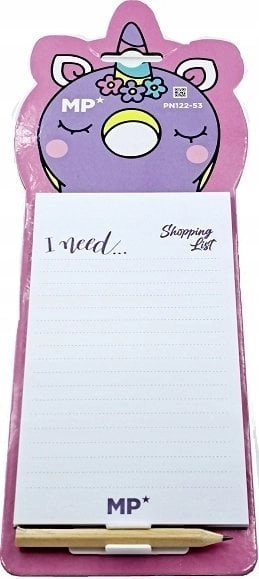 Magnetic notebook for the fridge with