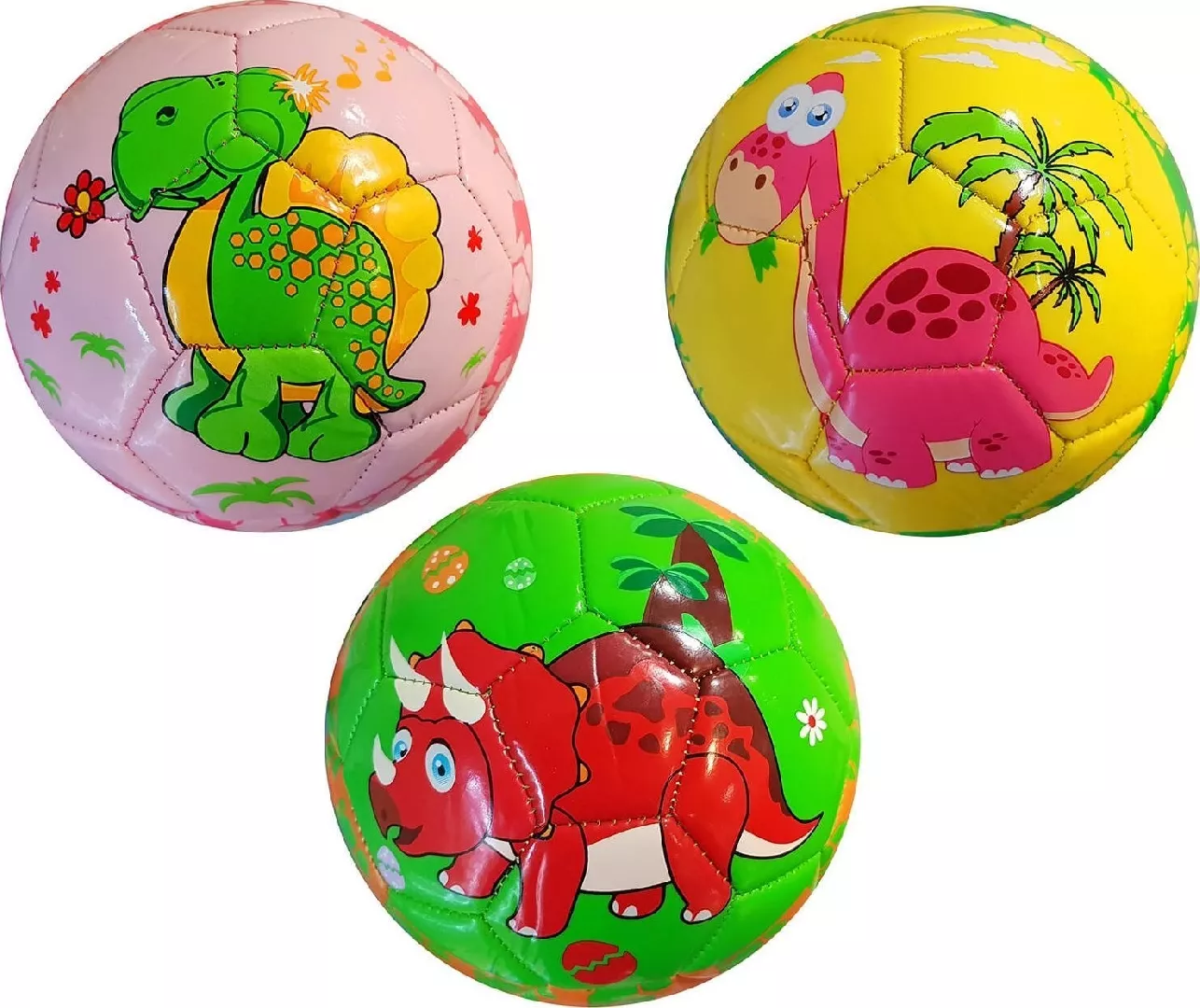 Ball with a dinosaur motif MIX