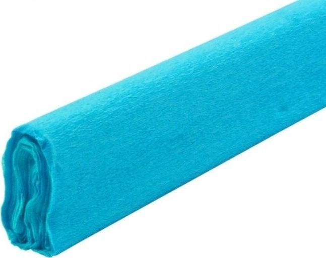 Crinkled tissue paper light blue 50x200