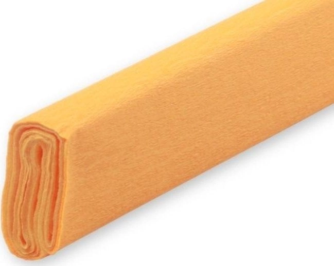 Crinkled tissue paper light orange 50x200