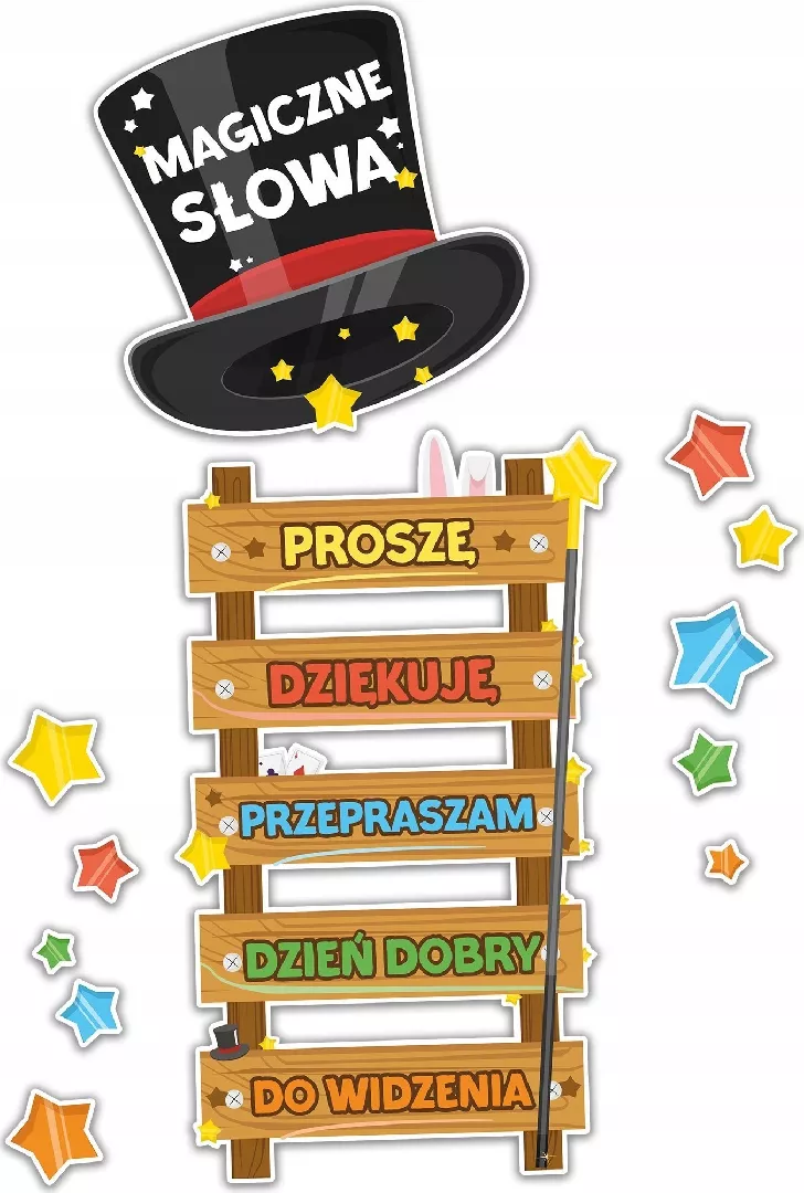 School decorations - Magic words 12