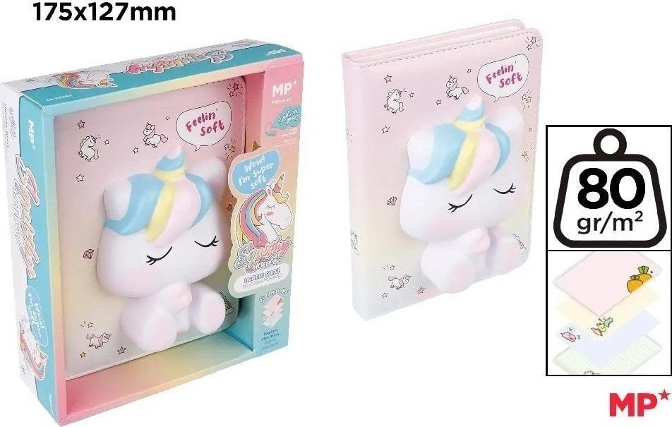 Teka Notebook with a 3D Unicorn