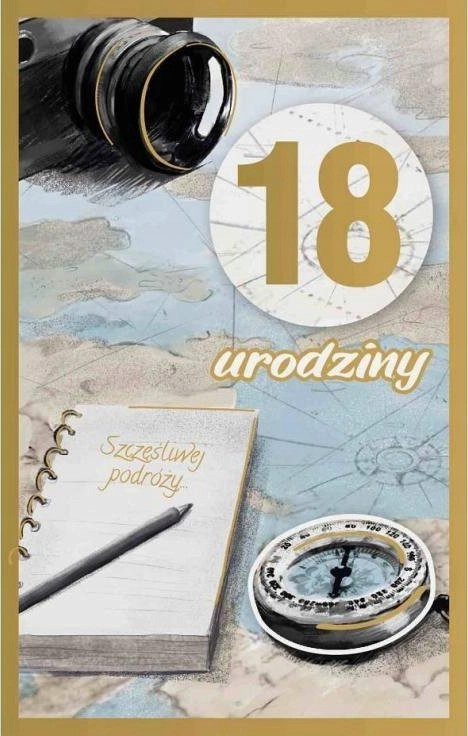 Teka Kartka okoliczno¶ciowa Urodziny 18 5902811208123