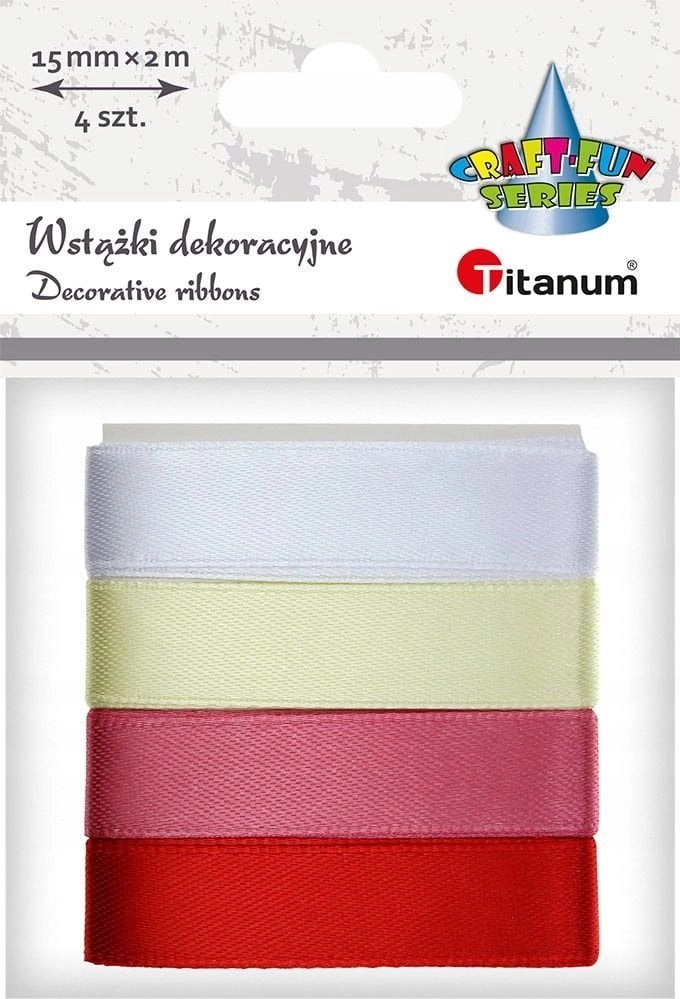 Teka Satin ribbons 15mm/2m 6 colors