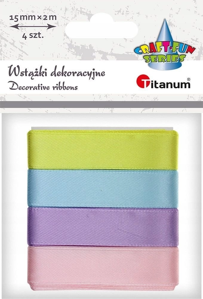 Teka Satin ribbons 15mm/2m 6 colors