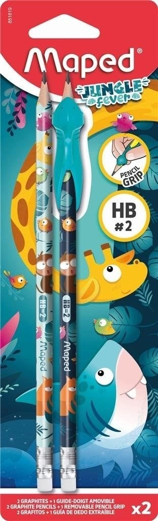 Jungle Fever HB pencil with eraser
