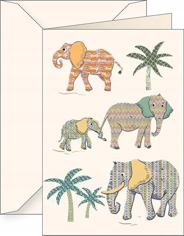 B6 pass + envelope 6119 Elephants