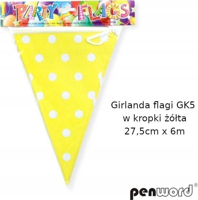 Teka Garland of flags with dots