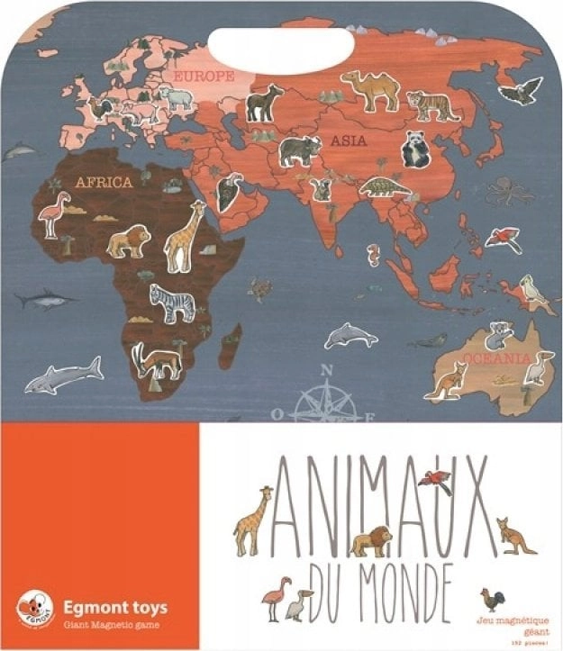 Large magnetic puzzle Animals of the