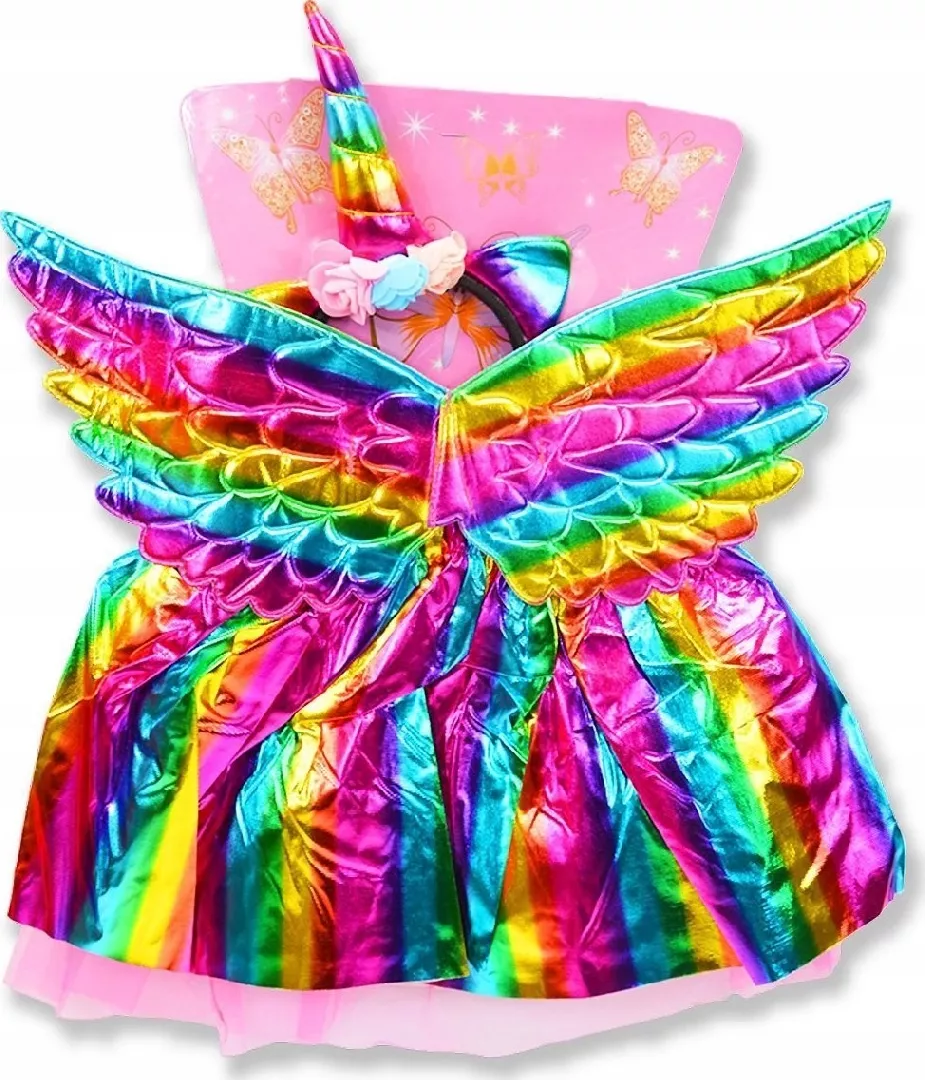 Unicorn Fairy Costume with Wings 583382