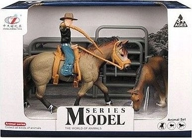 Stud farm  2 horses  rider and