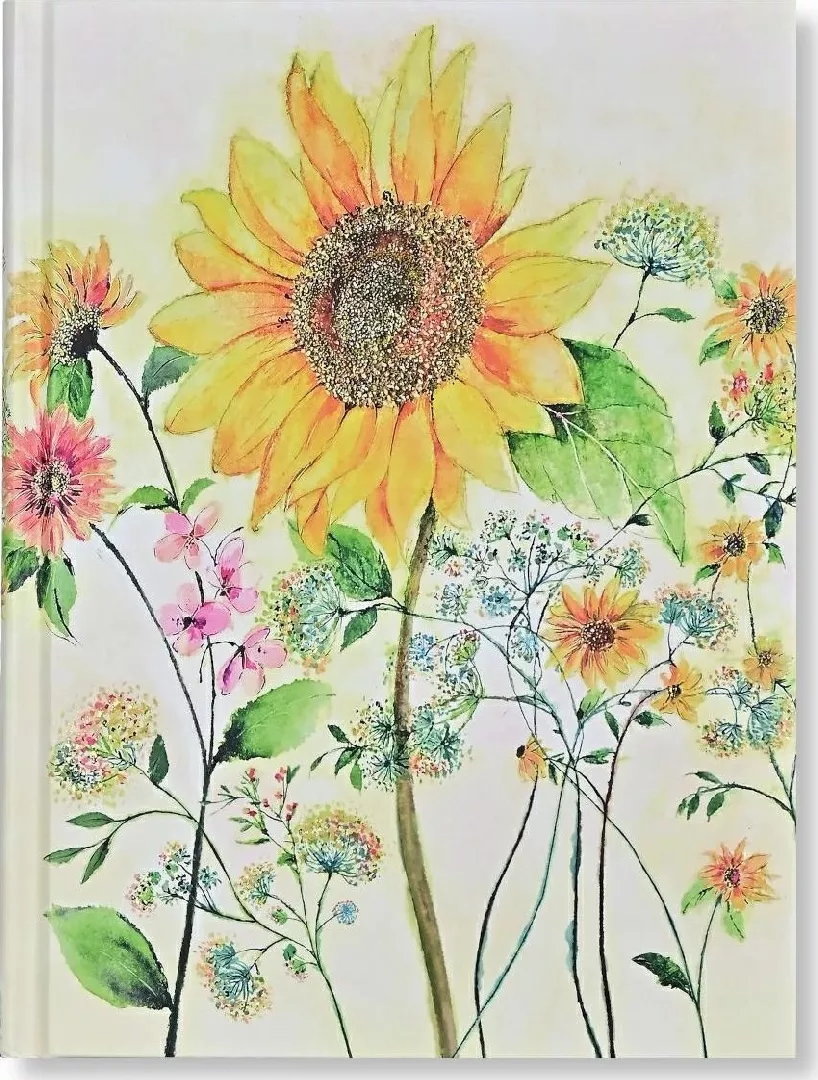 Sewn notebook Sunflower Watercolor 616773 9781441343093