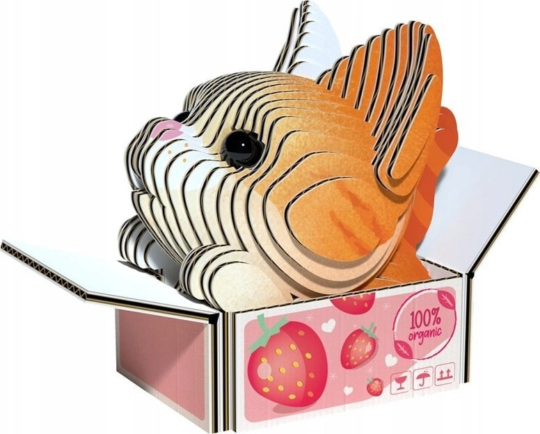 Pumpkin Eugy kitten. Eco 3D Puzzle