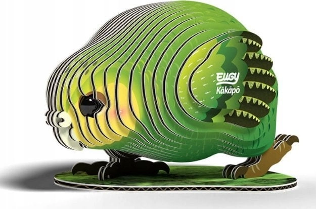 Kakapo Eugy parrot. Eco 3D Puzzle