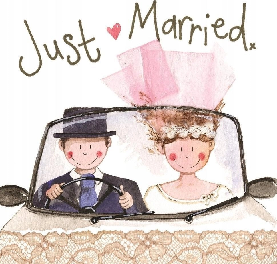S89 Just Married Auto Wedding Pass