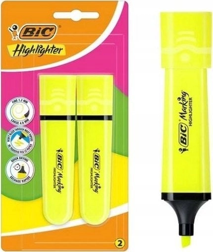 Flat connector yellow neon 2 pcs
