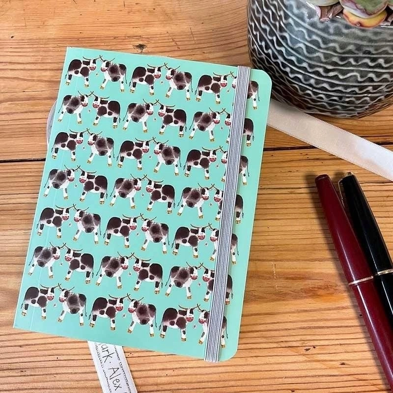 Notebook with eraser A6 SCN15 Cows