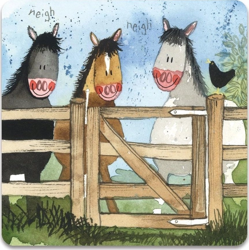 Magnet FM126 Horses in the pen
