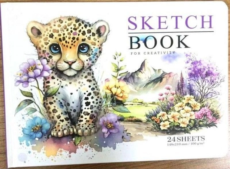 A5/24K smooth sketchbook Cheetah 624534 6971901348352