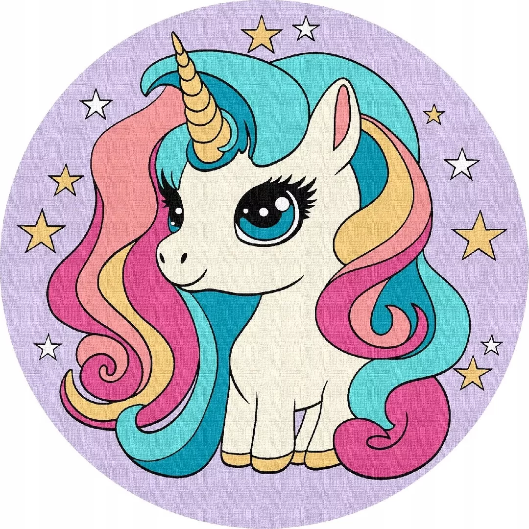 Painting by numbers - Incomparable unicorn19cm