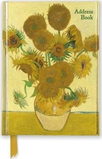 Address book - index Sunflowers Vincent