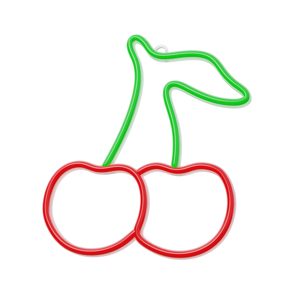 LED neon CHERRY green and red