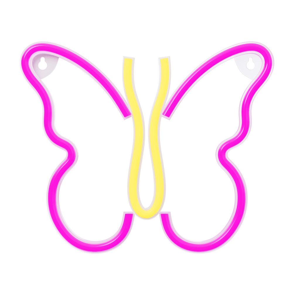 LED neon BUTTERFLY pink NNE03 Neolia