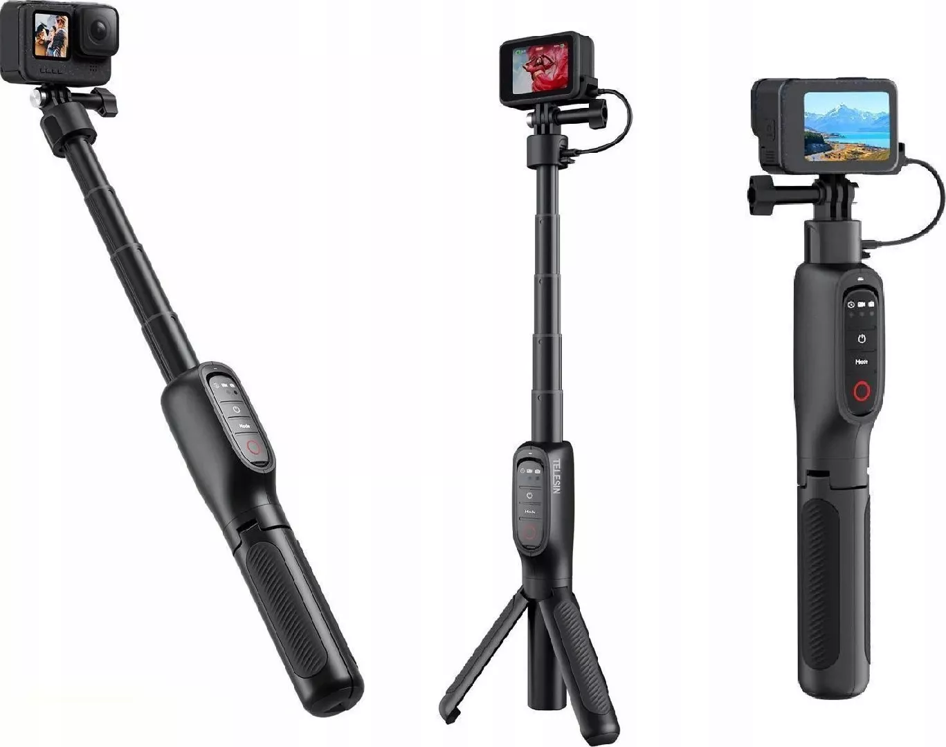 Telesin tripod/selfie holder with remote control