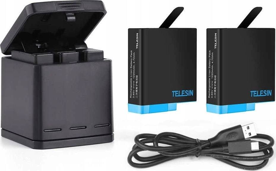 Telesin Ładowarka Usb 2x Bateria Do