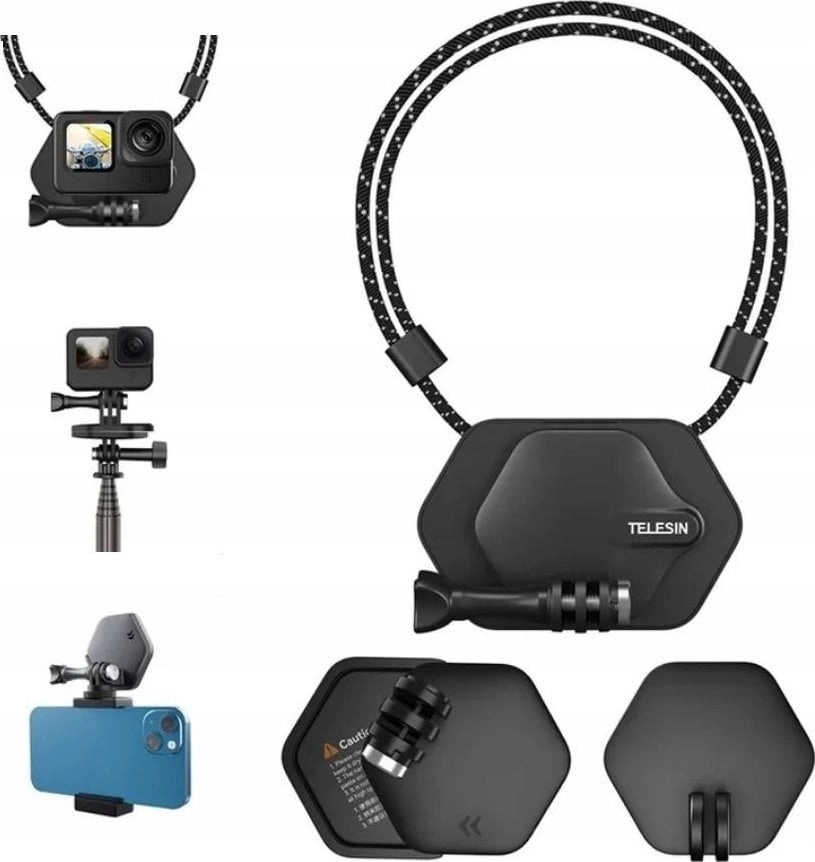 Telesin 4in1 Set Neck Mount Magnet