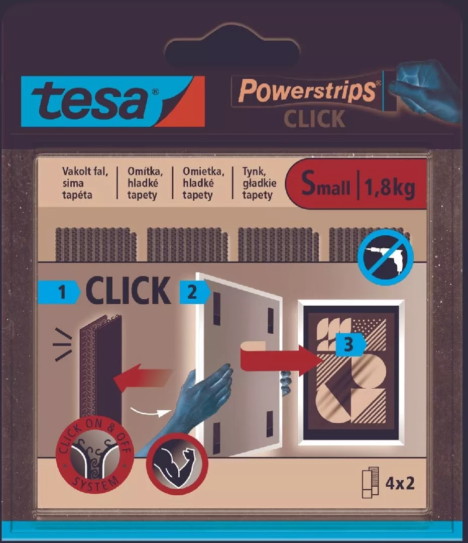 SELF-ADHESIVE VELCRO INSIDE POWERSRIPS 4 PAIRS