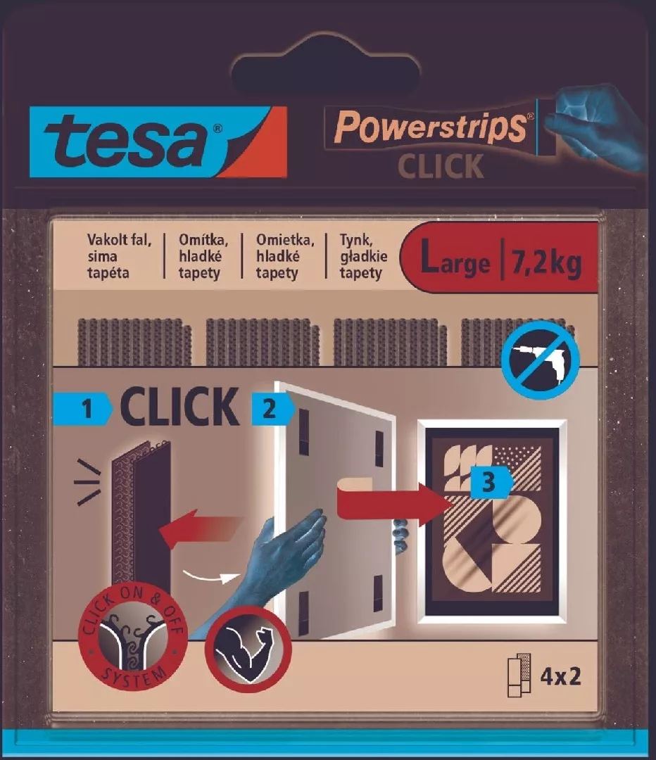 SELF-ADHESIVE VELCRO INSIDE POWERSRIPS 4 PAIRS