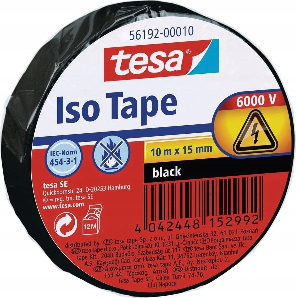 Tesa tesa insulating tape 10m 15mm